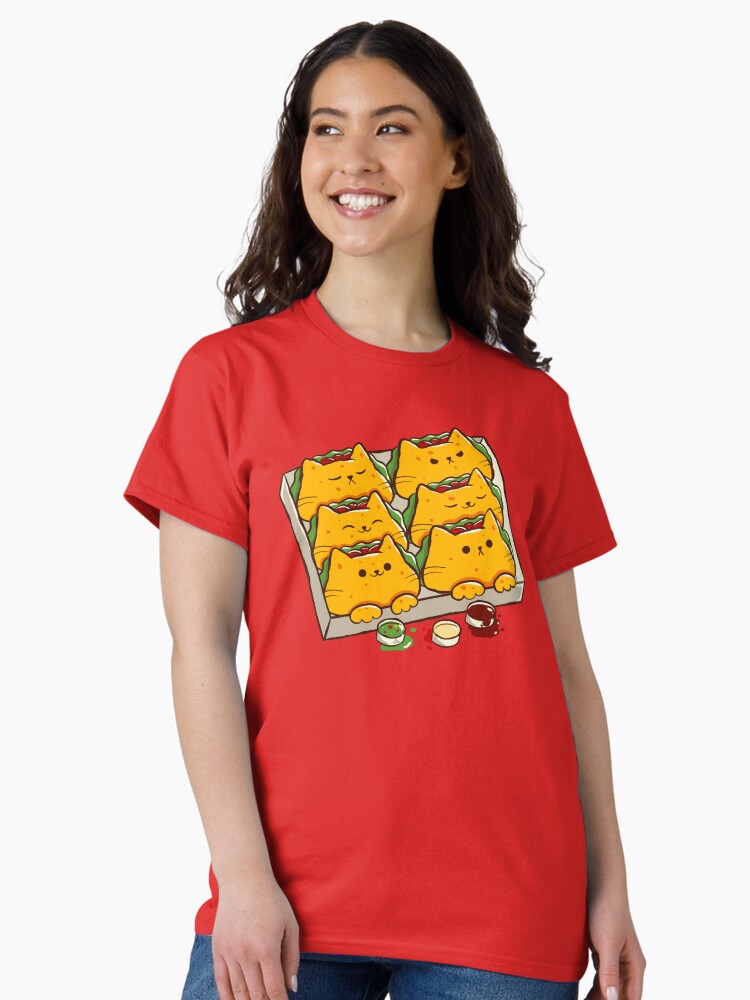 Thumbnail 2 of 7, Classic T-Shirt, Taco Cats Funny Food by Tobe Fonseca designed and sold by tobiasfonseca.