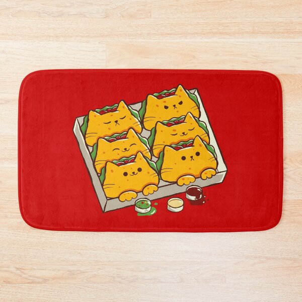 Item preview, Taco Cats Funny Food by Tobe Fonseca designed and sold by Tobe Fonseca®.