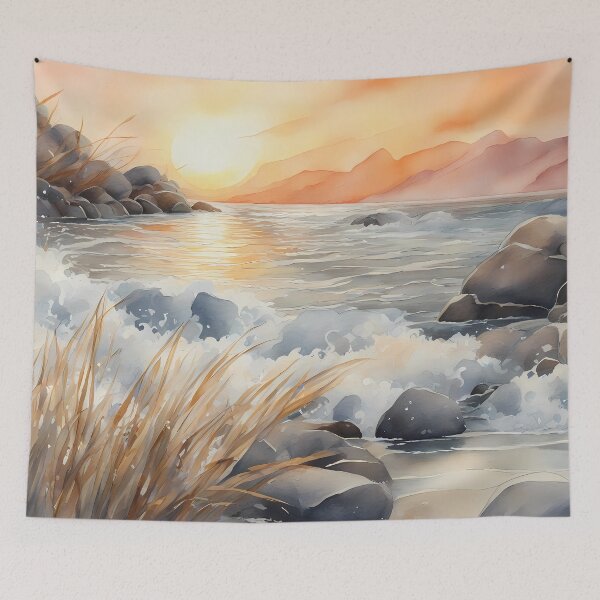 Item preview, Dramatic Beach Waves designed and sold by CalmnessbyChoice.