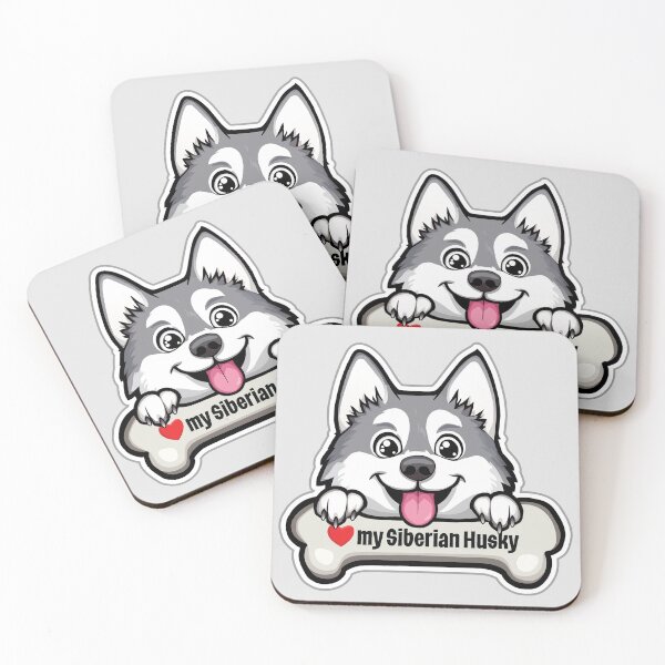 Item preview, Siberian Husky Bonez designed and sold by SquishyKitkat.