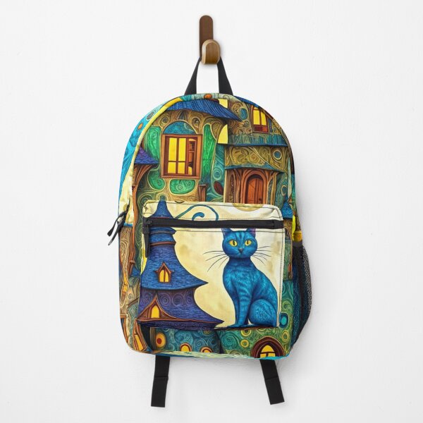Item preview, Black Cat on a Roof designed and sold by Beyond The Canvas.