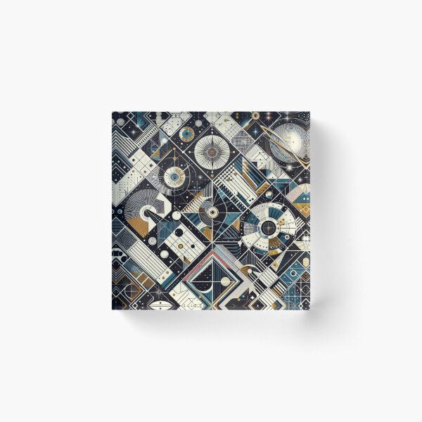 Item preview, colorful geometric decorative pattern designed and sold by Dogandesighn.