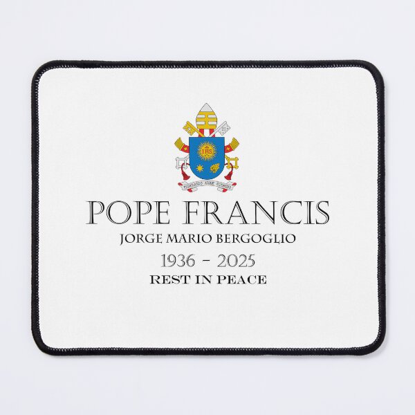 Item preview, Respectful Pope Francis Tribute 2025 | Memorial Art for All Ages | Vatican Catholic Design designed and sold by CELTIC-DESIGNS.