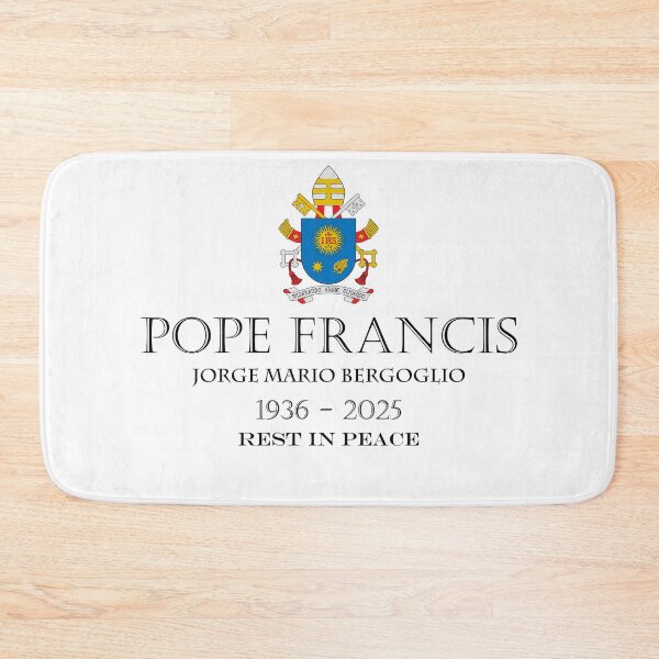 Item preview, Respectful Pope Francis Tribute 2025 | Memorial Art for All Ages | Vatican Catholic Design designed and sold by CELTIC-DESIGNS.