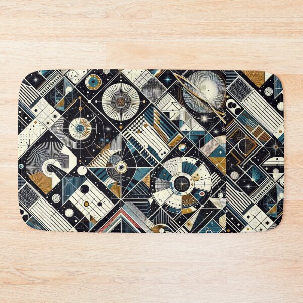 Item preview, colorful geometric decorative pattern designed and sold by Dogandesighn.