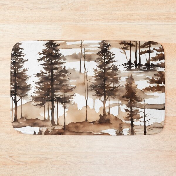 Item preview, Brown Silhouette Trees designed and sold by CalmnessbyChoice.
