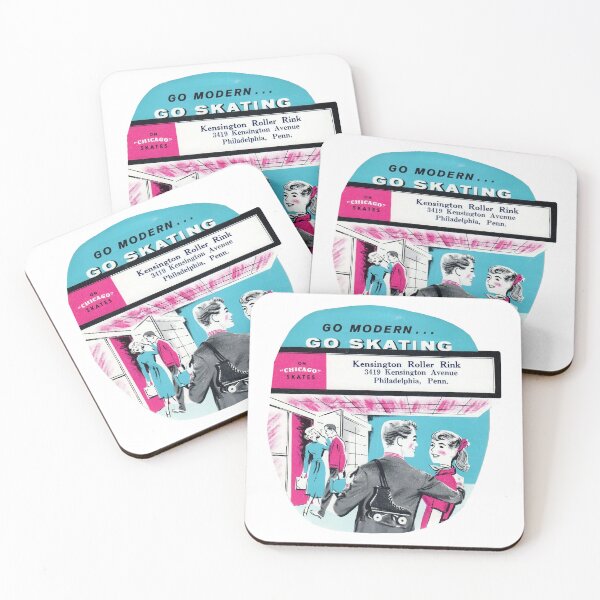 Item preview, Kensington Roller Rink Philadelphia Pennsylvania Roller Skating Rink Sticker Decal Label designed and sold by tislord.
