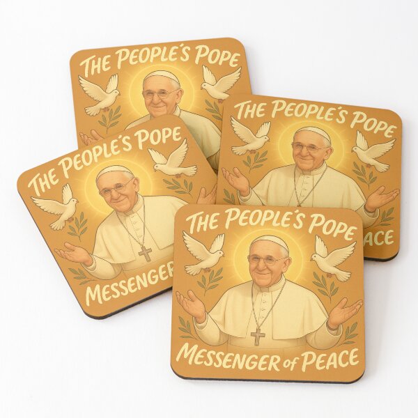 Item preview, The People’s Pope – Messenger of Peace (Illustration) designed and sold by Hydravisions.