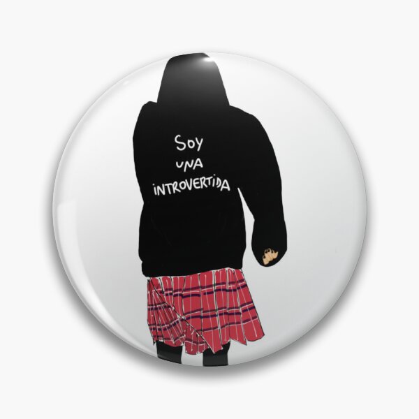 Artikelvorschau, Mädchen mit dem Rücken zu ihr, trägt ein Sweatshirt mit der Aufschrift „Ich bin introvertiert“ entworfen und verkauft von ROCIODRAMATICA.
