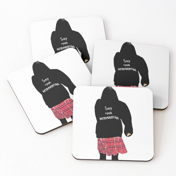 Item preview, Girl with her back turned wearing a sweatshirt with the phrase "I'm an introvert" designed and sold by ROCIODRAMATICA.