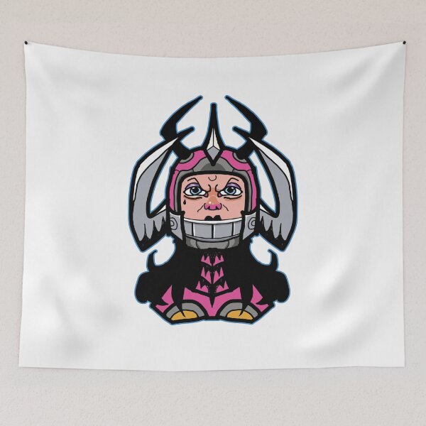 Item preview, Horned Astro Knight – 80s Manga Space Warrior designed and sold by hoggylorente.
