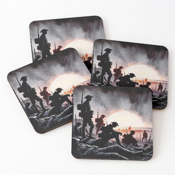 Item preview, Dawn of Sacrifice: The Great War Remembered WW1 Art designed and sold by Very Peculiar.