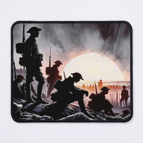 Item preview, Dawn of Sacrifice: The Great War Remembered WW1 Art designed and sold by Very Peculiar.
