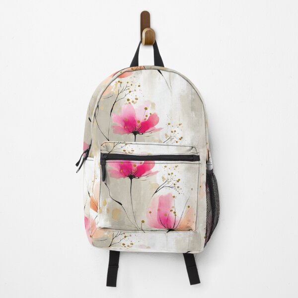 Item preview, Soft Petal Waltz – Blush Pink Floral Dance on Cream Canvas designed and sold by Moisky Patterns.