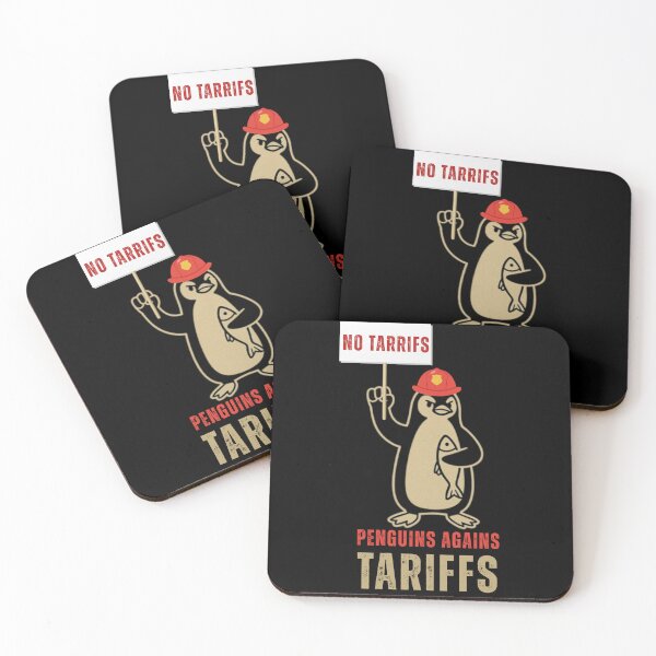 Item preview, Penguins Against Tariffs  designed and sold by ThereseLyssia.