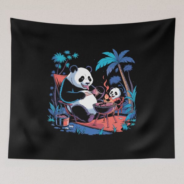 Item preview, BBQ with Panda Camping designed and sold by ATOTI.