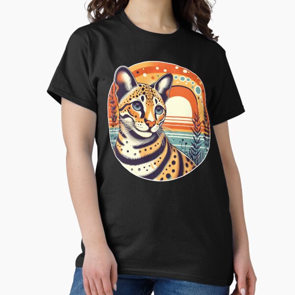 Item preview, Classic Ocicat Poster – Retro Animal Decor designed and sold by Marichkaart.