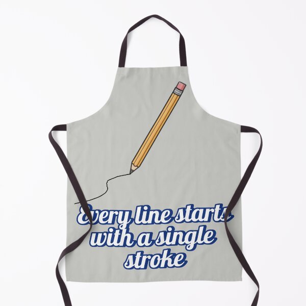 Item preview, Every Line Starts With A Single Stroke — Pencil Motivation Quote designed and sold by AIKNOCKTECK.