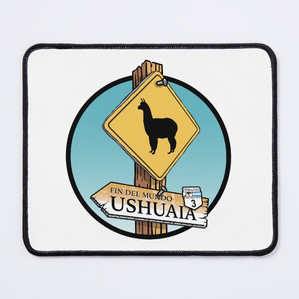Item preview, Lhama sign Ruta 3 - Ushuaia designed and sold by cerealbox-labs.