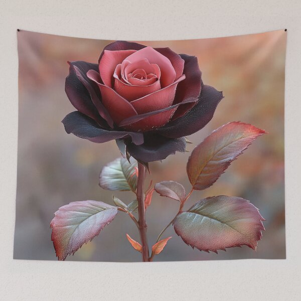 Item preview, Shadow Kissed Bloom: A Velvet Contrast designed and sold by bloorose.