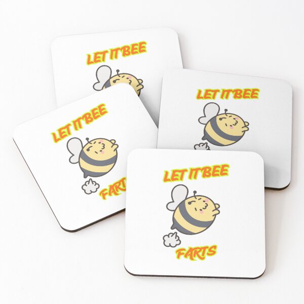 Item preview, Let It Bee Farts, Funny Bee designed and sold by MichalWeider.