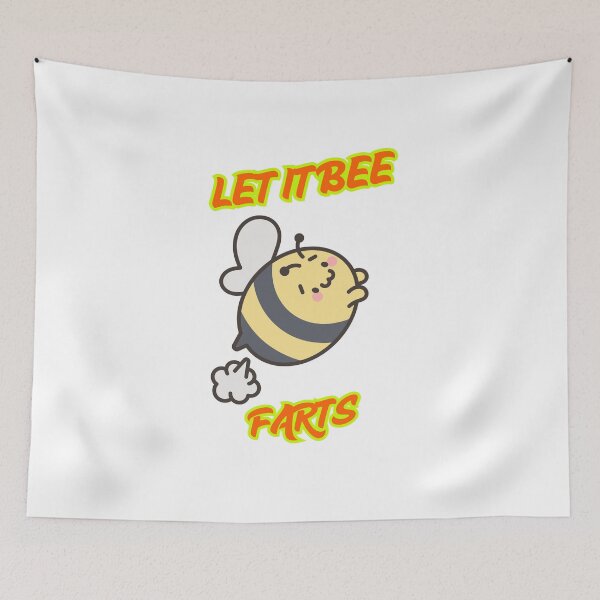 Item preview, Let It Bee Farts, Funny Bee designed and sold by MichalWeider.