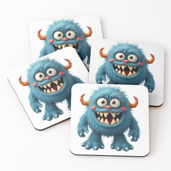 Item preview, Cute fluffy monster  designed and sold by Awesome Things.