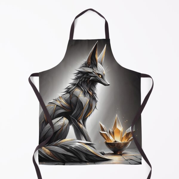 Item preview, Obsidian Gold Fox, Ai Generated Art   designed and sold by ACC .