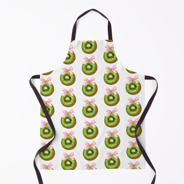 Item preview, Kiwi Fruit with Pink Bow – Coquette Summer Fruit Illustration designed and sold by DivinePassion.
