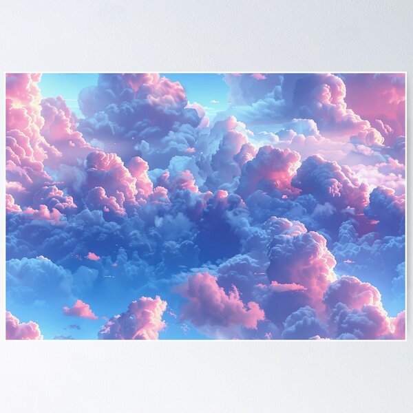 Item preview, Ethereal Pink and Blue Cloudscape designed and sold by NTGUILTY.