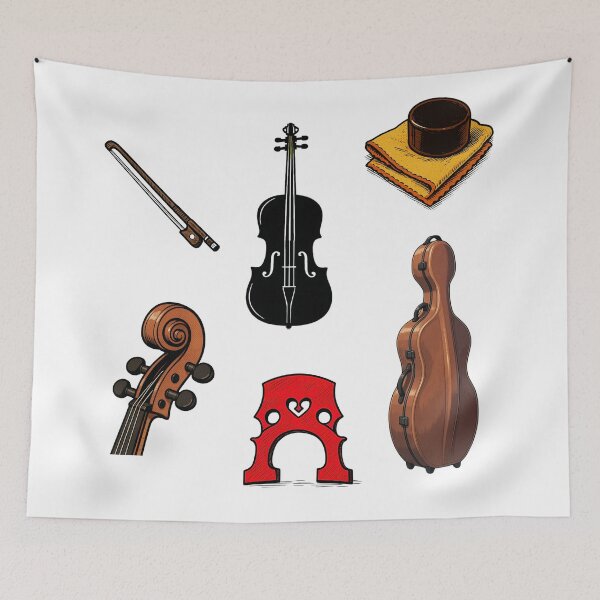 Item preview, Cello World stickers designed and sold by Rodrigoaso.