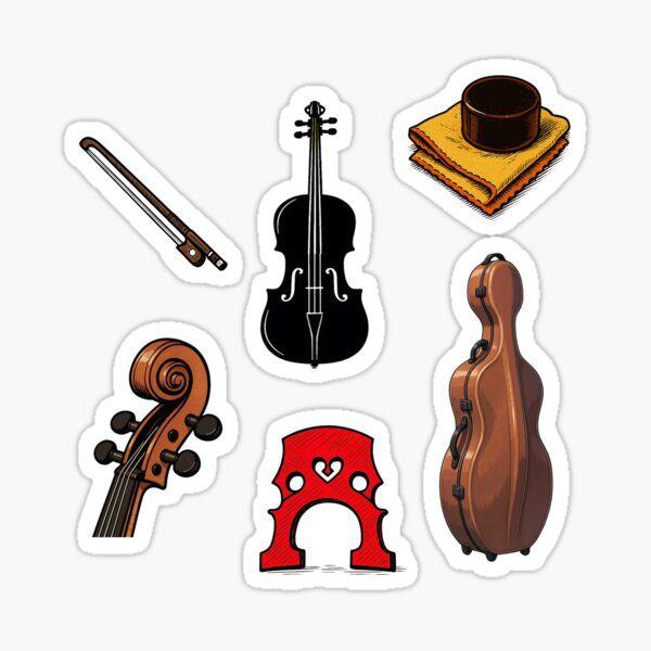 Item preview, Cello World stickers designed and sold by Rodrigoaso.