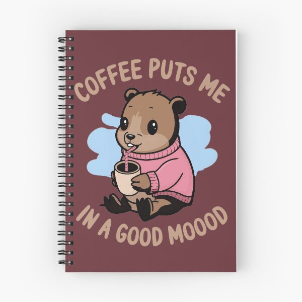 Item preview, Groundhog loves coffee  designed and sold by SidTastic .