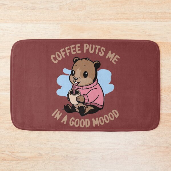 Item preview, Groundhog loves coffee  designed and sold by SidTastic .