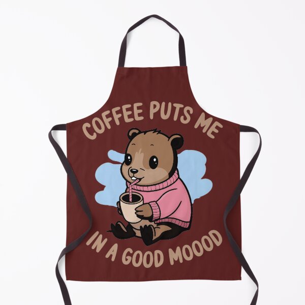 Item preview, Groundhog loves coffee designed and sold by SidTastic .