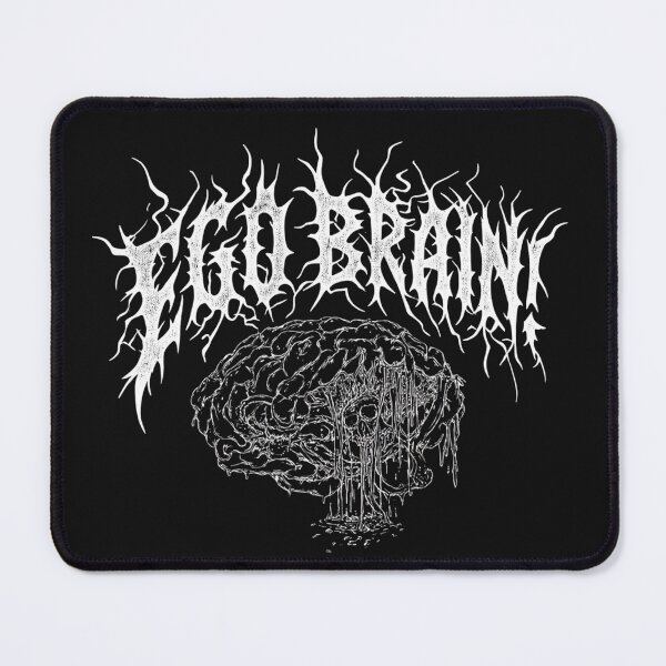 Item preview, Ego Brain Melting Skull Art – Death Metal Inspired Line Drawing designed and sold by Mystikos Art.