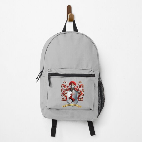 Item preview, McCarthy Family Crest – Proud Ancestral Coat of Arms with Stag Emblem designed and sold by Highlandkings.