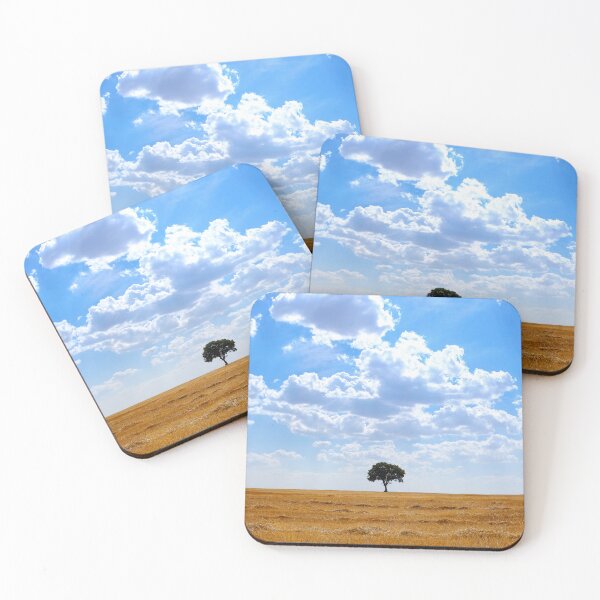 Item preview, Tree in an harvested wheat field  designed and sold by troianifabrizio.