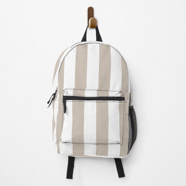 Item preview, Beige White Wide Vertical Stripes designed and sold by Feeling Artsy.