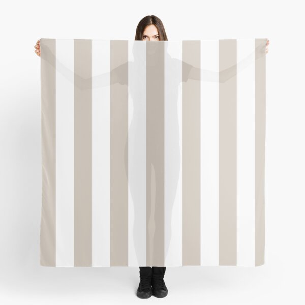 Item preview, Beige White Wide Vertical Stripes designed and sold by Feeling Artsy.