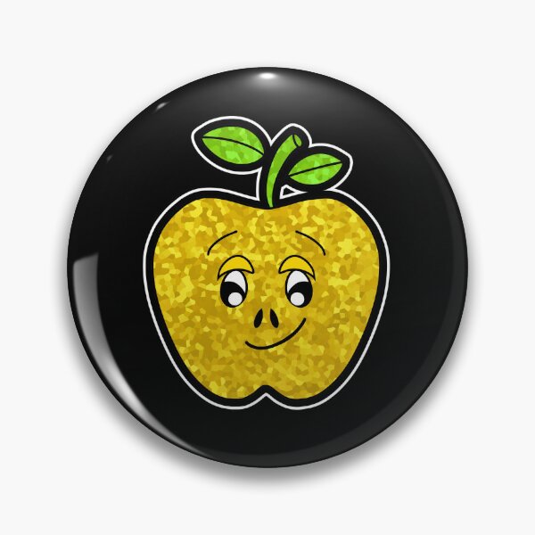 Item preview, Gold Cartoon Apple designed and sold by Sartoris Art.