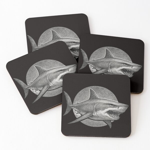 Item preview, Great White T-shirt designed and sold by Boron Boom.