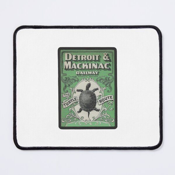 Item preview, Vintage Detroit and Mackinac Railway - Lake Huron Shore Lines designed and sold by QuayTradingCo.