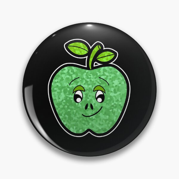 Item preview, Cute Green Cartoon Apple designed and sold by Sartoris Art.