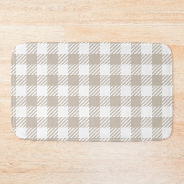Artikel-Vorschau von Beige-weißer Gingham-Druck überall, designt und verkauft von Feeling Artsy.