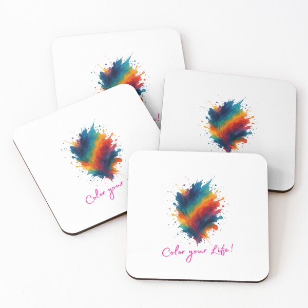 Item preview, Color Splash Abstract Art Statement designed and sold by ErSaSolutions.