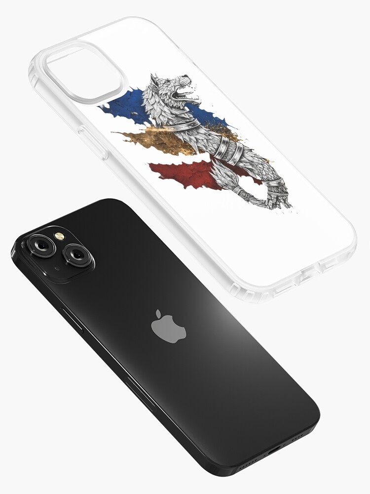 Romanian Flag and Dacian Wolf Sticker