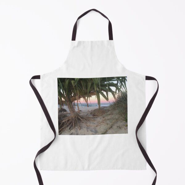 Item preview, Soft Sunset Glow Beneath the Pandanus | Winter Beach Calm designed and sold by Quantum-Life.
