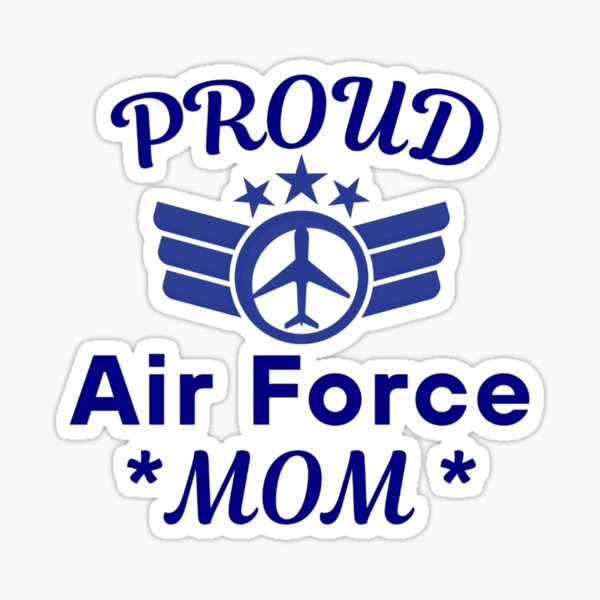 Item preview, Proud Air Force *MOM* - Jet stripes stars designed and sold by Gifts for Mom.