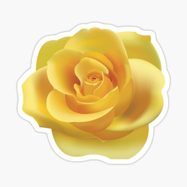Aperçu de l'œuvre Une rose jaune créée et vendue par Trialloja.